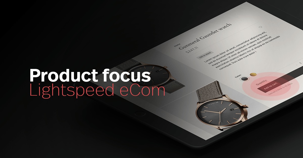 Les pages clients de Lightspeed eCom changent de look