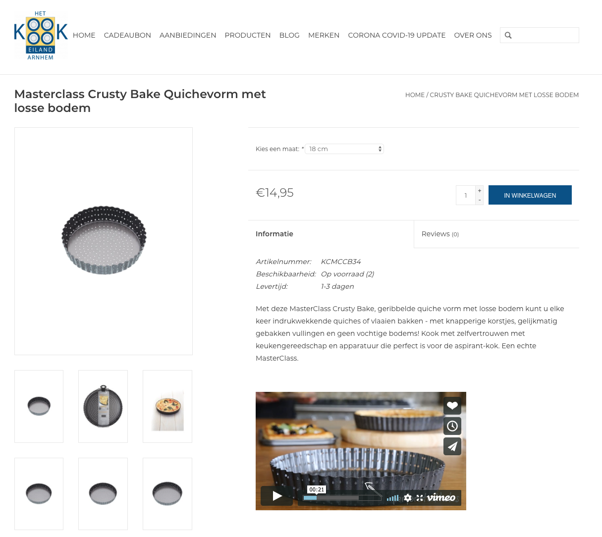 Het Kookeiland video - Conversieratio verhogen