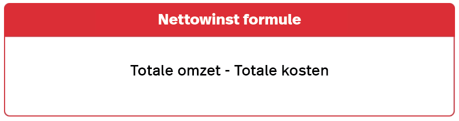 nettowinst formule