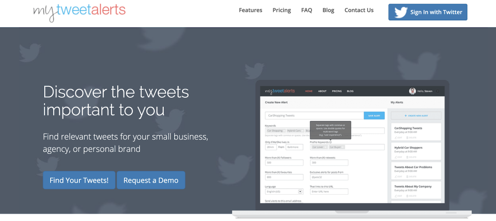 Outil My Tweet Alerts