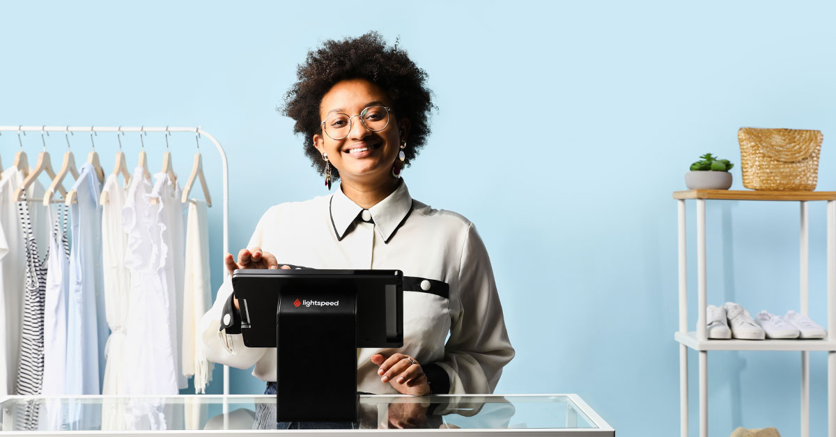 Touch store cash register