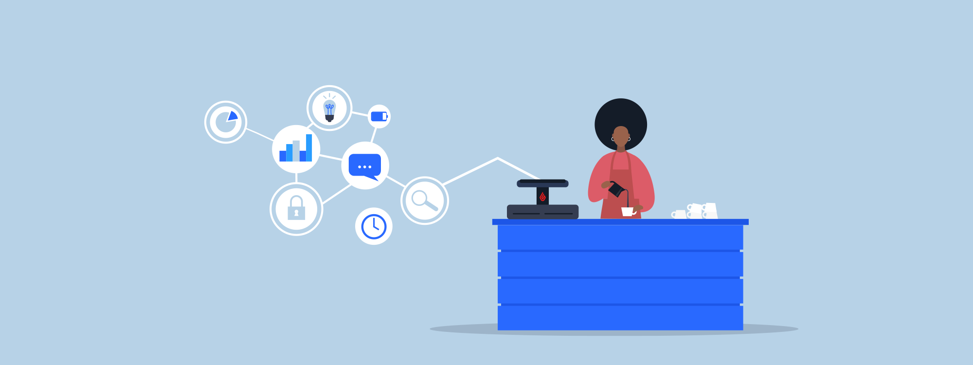 Caisse enregistreuse tactile dernière génération