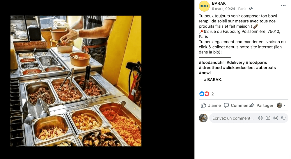 Page Instagram Barak