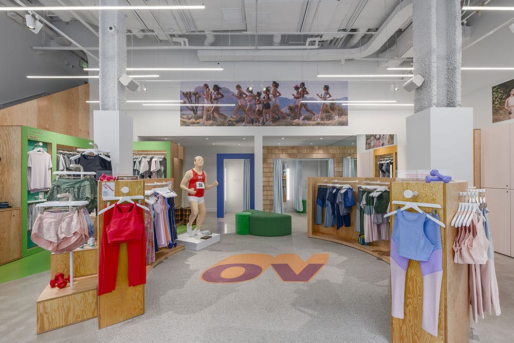 Créativité magasins Outdoor Voices