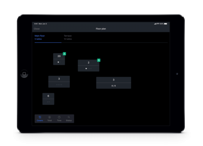 plan de salle Lightspeed Restaurant