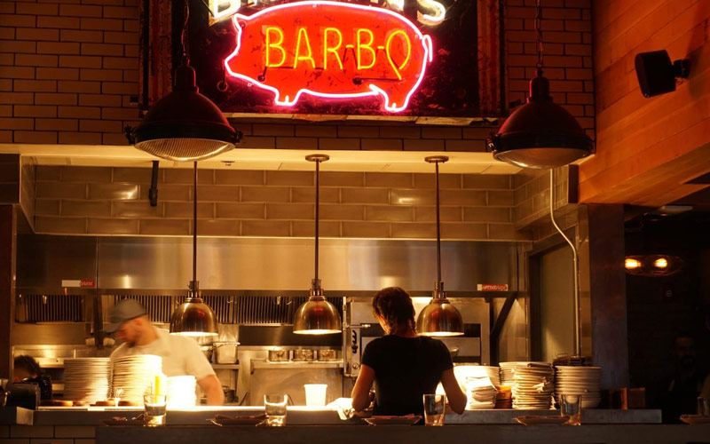 Restaurant interior