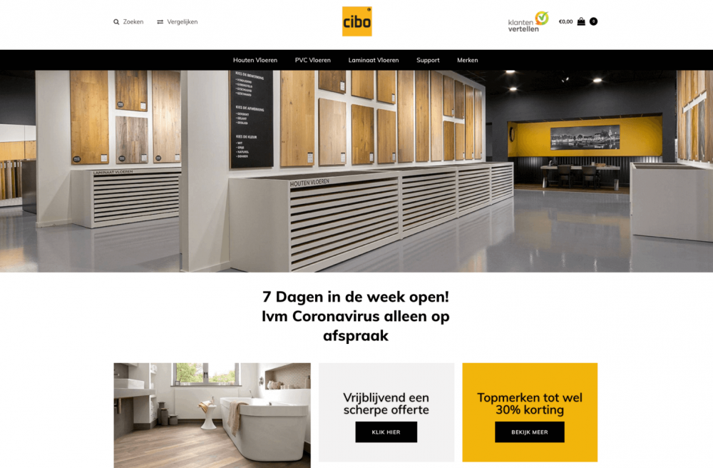Webshop design Exklusive