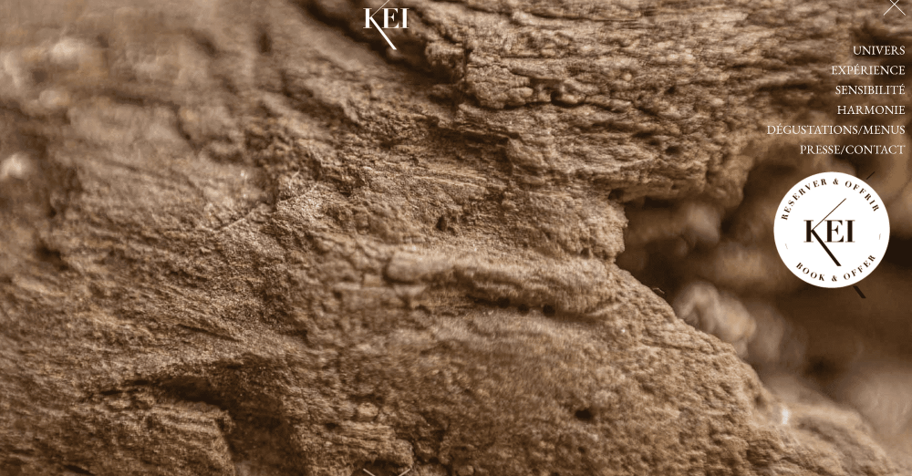 Système de réservation restaurant gastronomique Kei