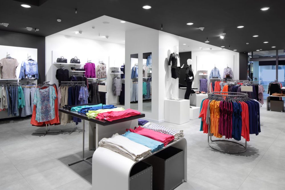 retail clothing store floor plan