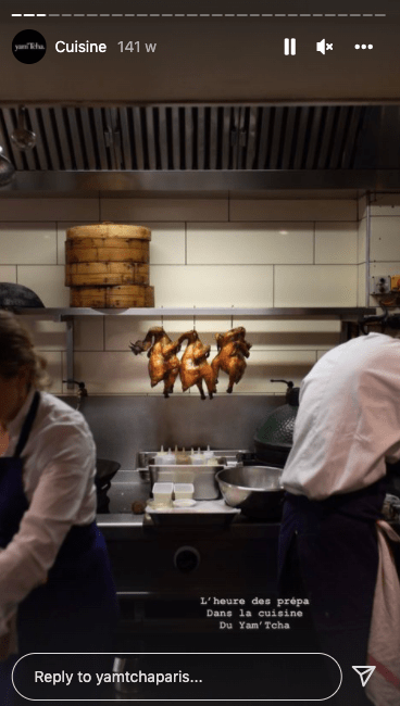 Préparation plats cuisine Yam'tcha