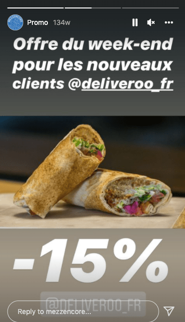 Mise en avant promotion stories compte Instagram