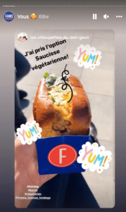 Contenu client repartagé par compte Instagram Franks Hot Dogs