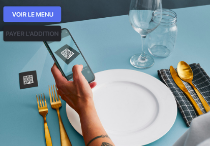 outil prise de commande digital à table