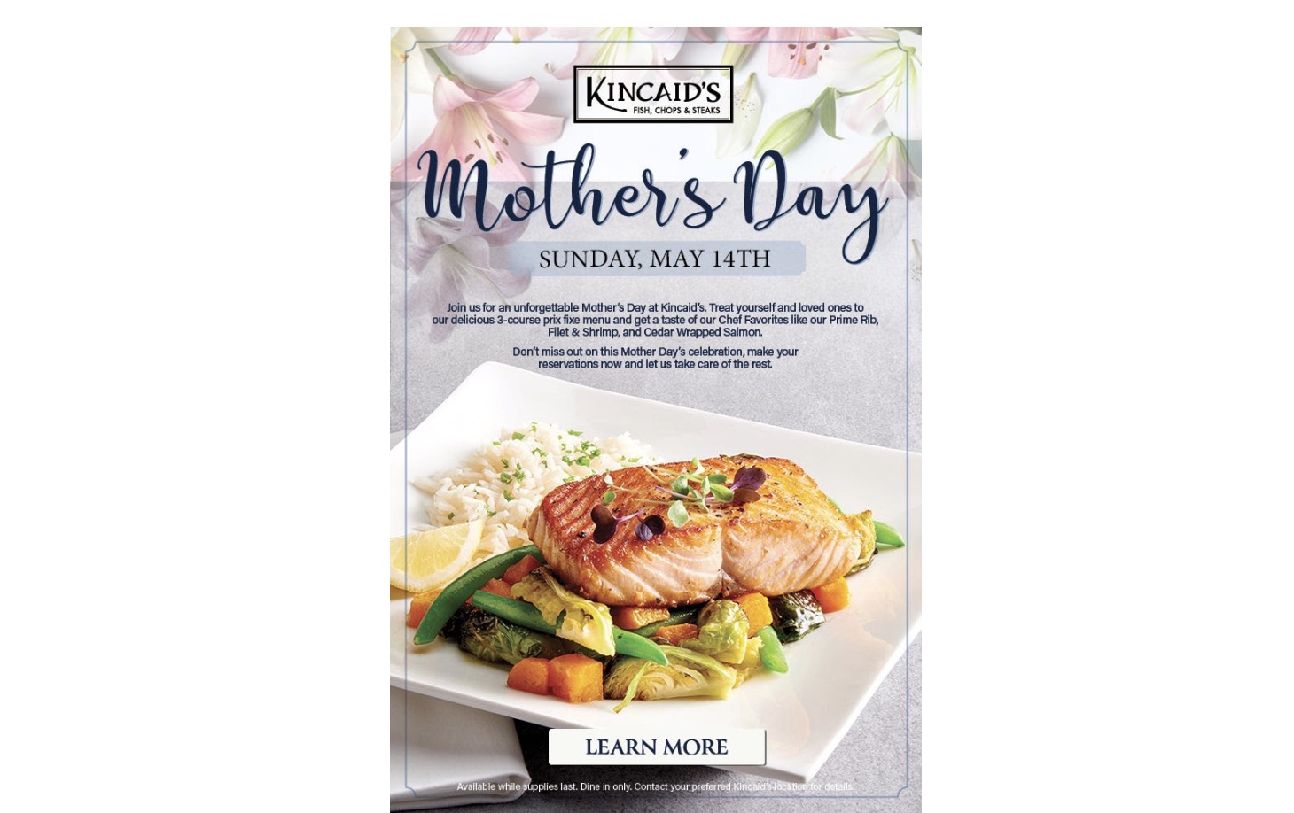 Dining Out for Mother's Day? Check Out These Deals