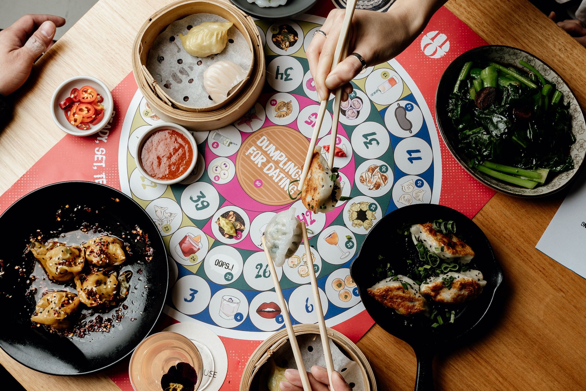 Oriental teahouse dumplings