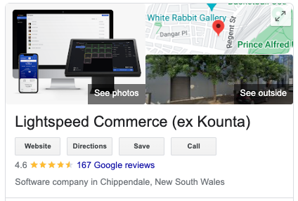 Lightspeed Google review