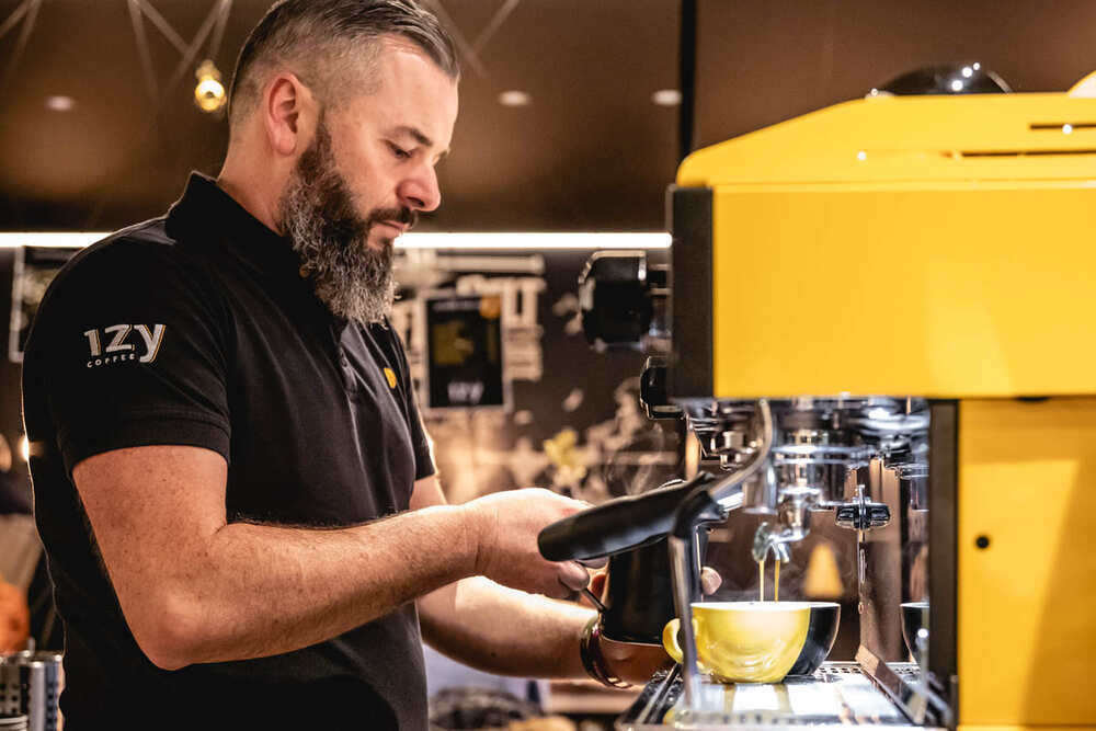 IzyCoffee Oprichter Bart Buyse