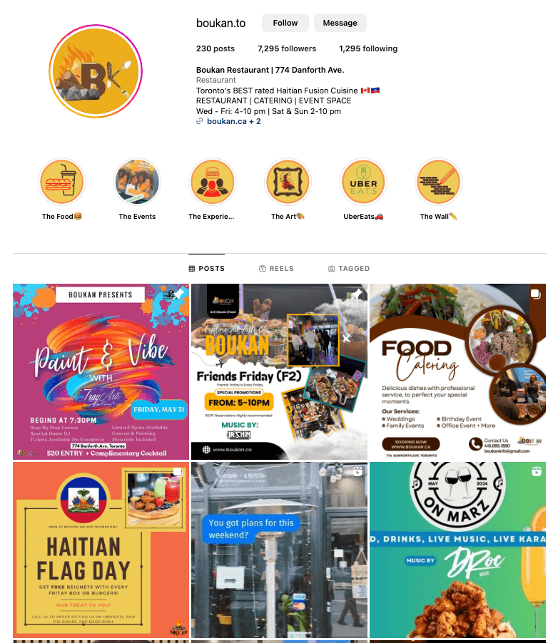 restaurant social media marketing