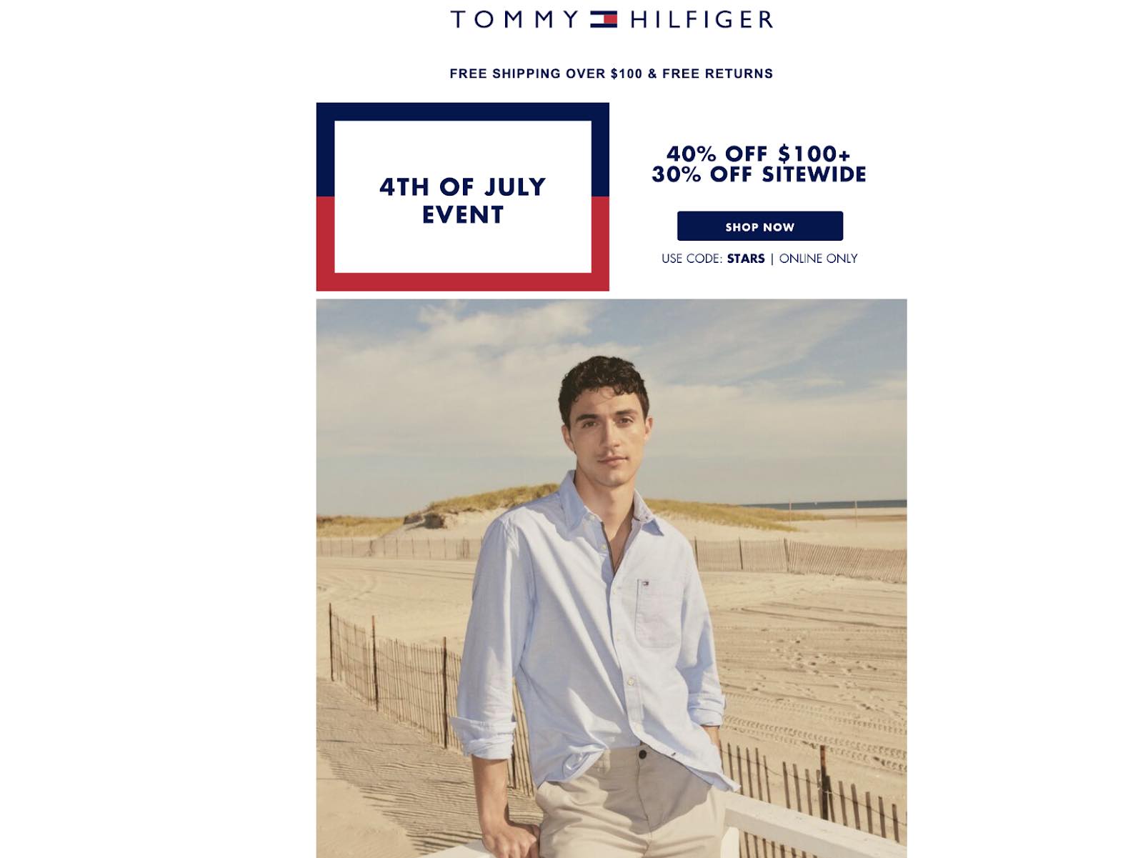 Tommy hilfiger 4th of july best sale sale