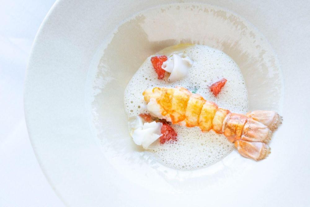 Gerecht met langoustinestaart