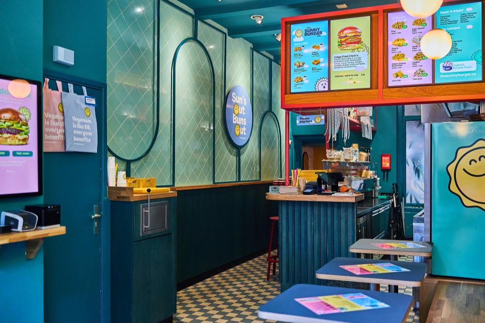The Sunny Burger Company Interior
