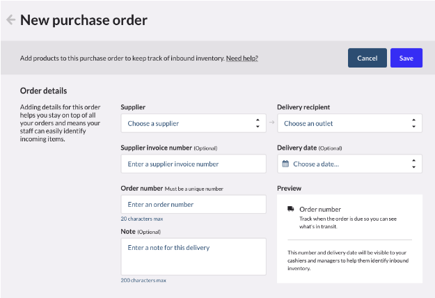purchase order meaning