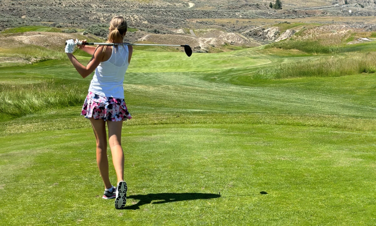 Photo of Shannon McGeady on Tobiano Golf Course