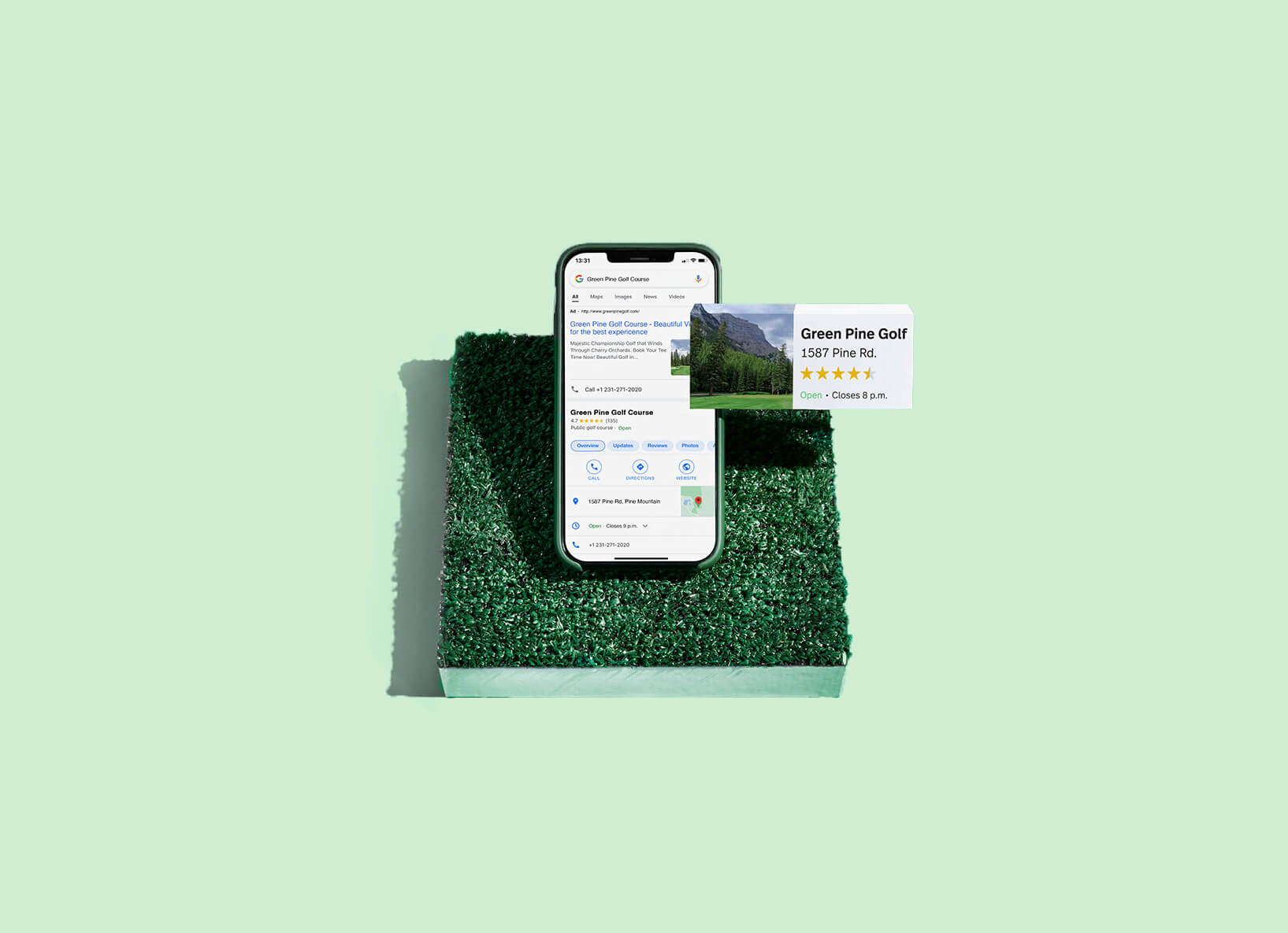 Google My Business listings are a key digital marketing tactic for golf courses