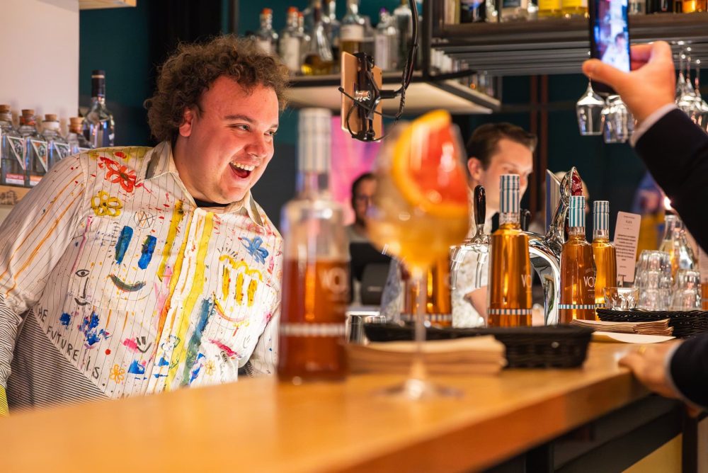 Elias Heintz beim Dry January Event von Lightspeed