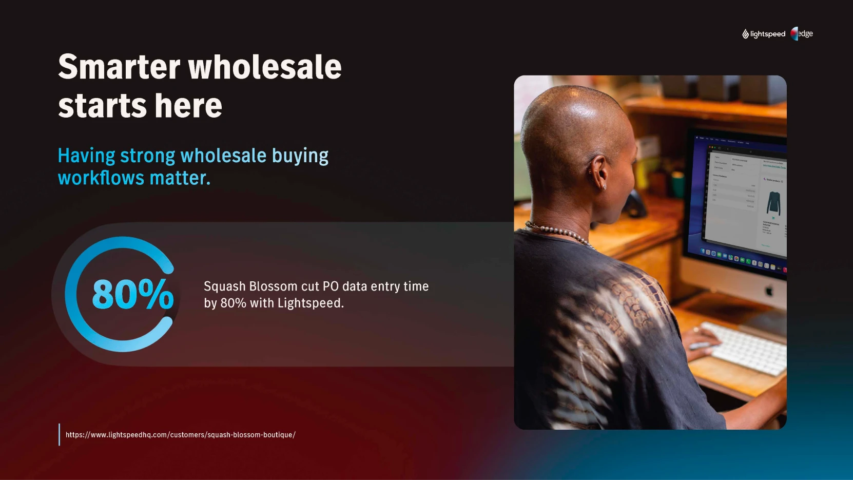 Smarter wholesale with Lightspeed