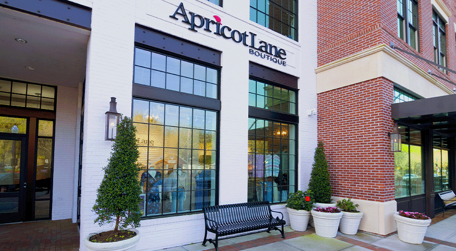 The exterior of Apricot Lane in Winter Garden.