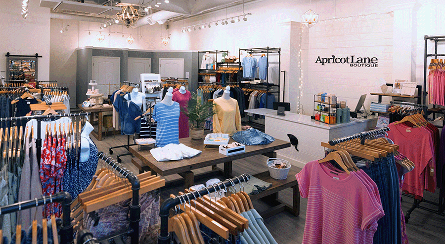 The inside of the Apricot Lane store in Winter Garden, Florida.